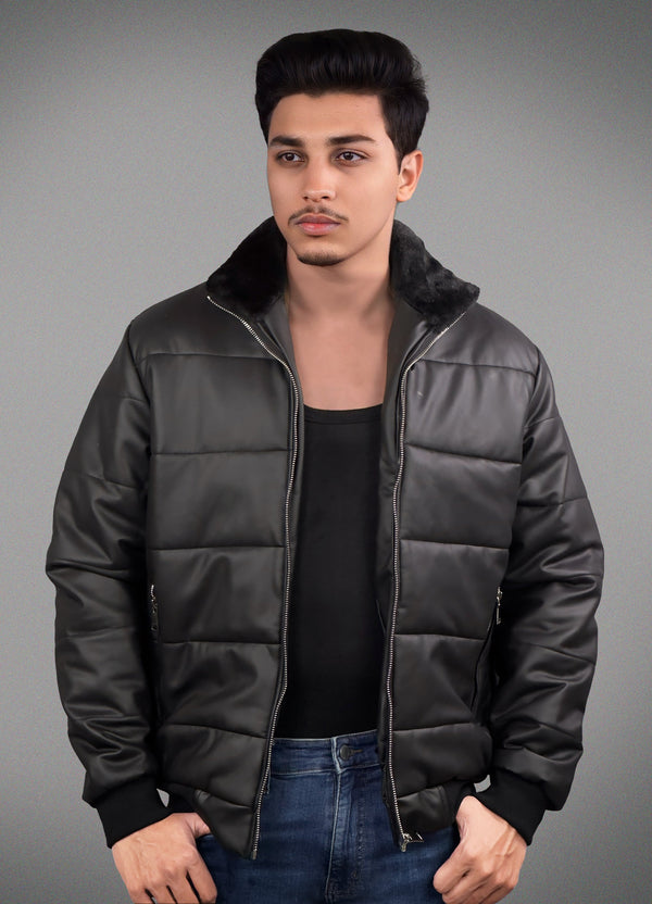 Men's Premium Winter Jacket Collection | Leather & Puffers