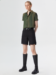 Short-sleeve button-down shirt