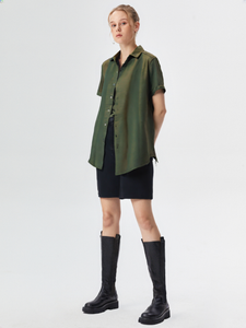 Short-sleeve button-down shirt